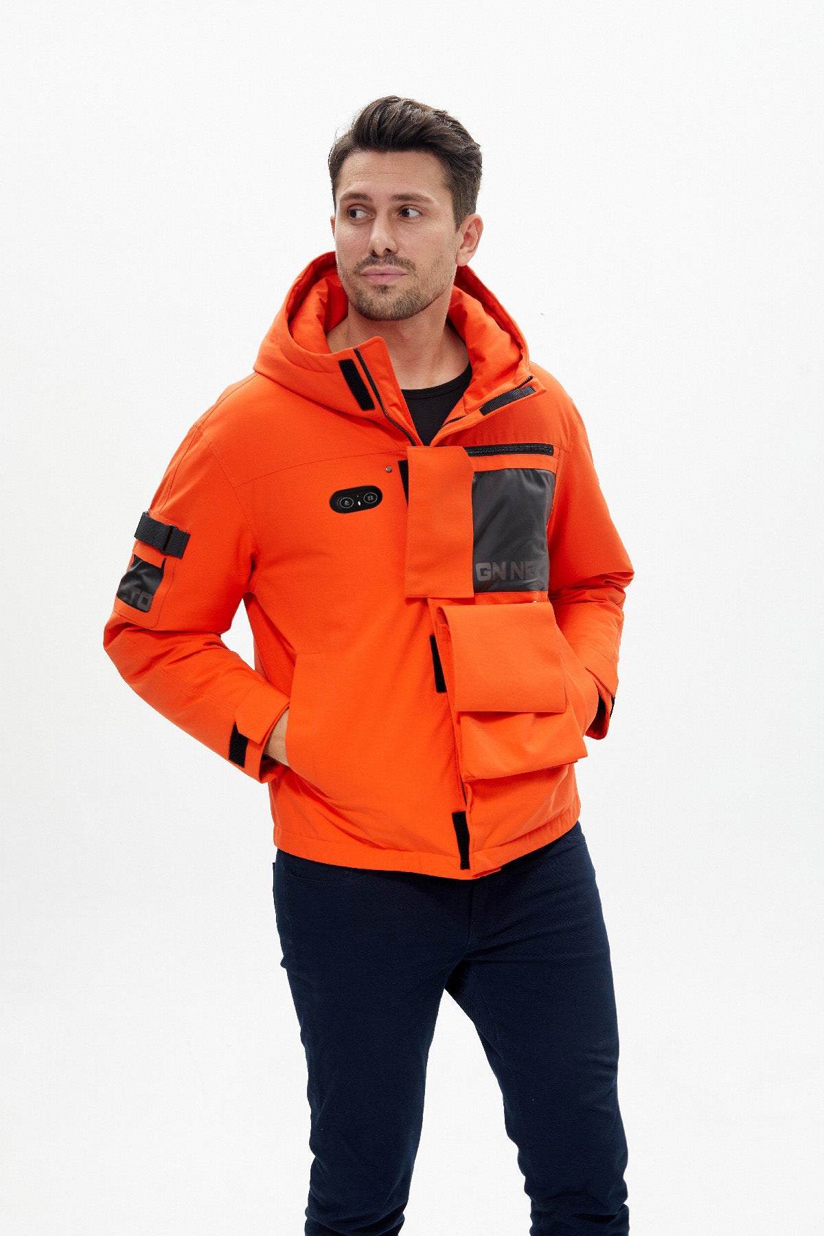 Men's High Quality Windproof Softshell Heated Jacket