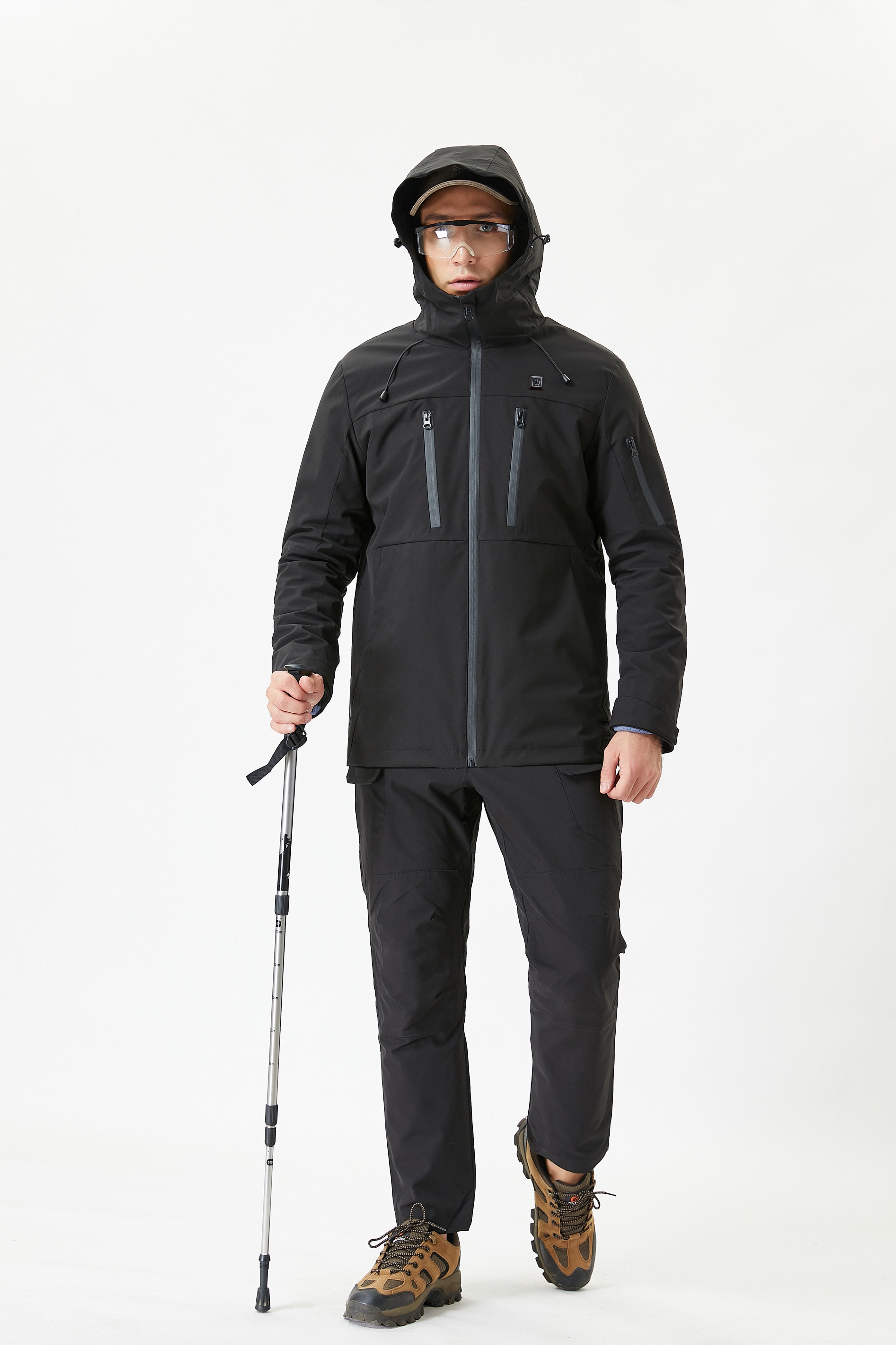 Men's High Quality Windproof Outdoor Heated Jacket In Camping Season