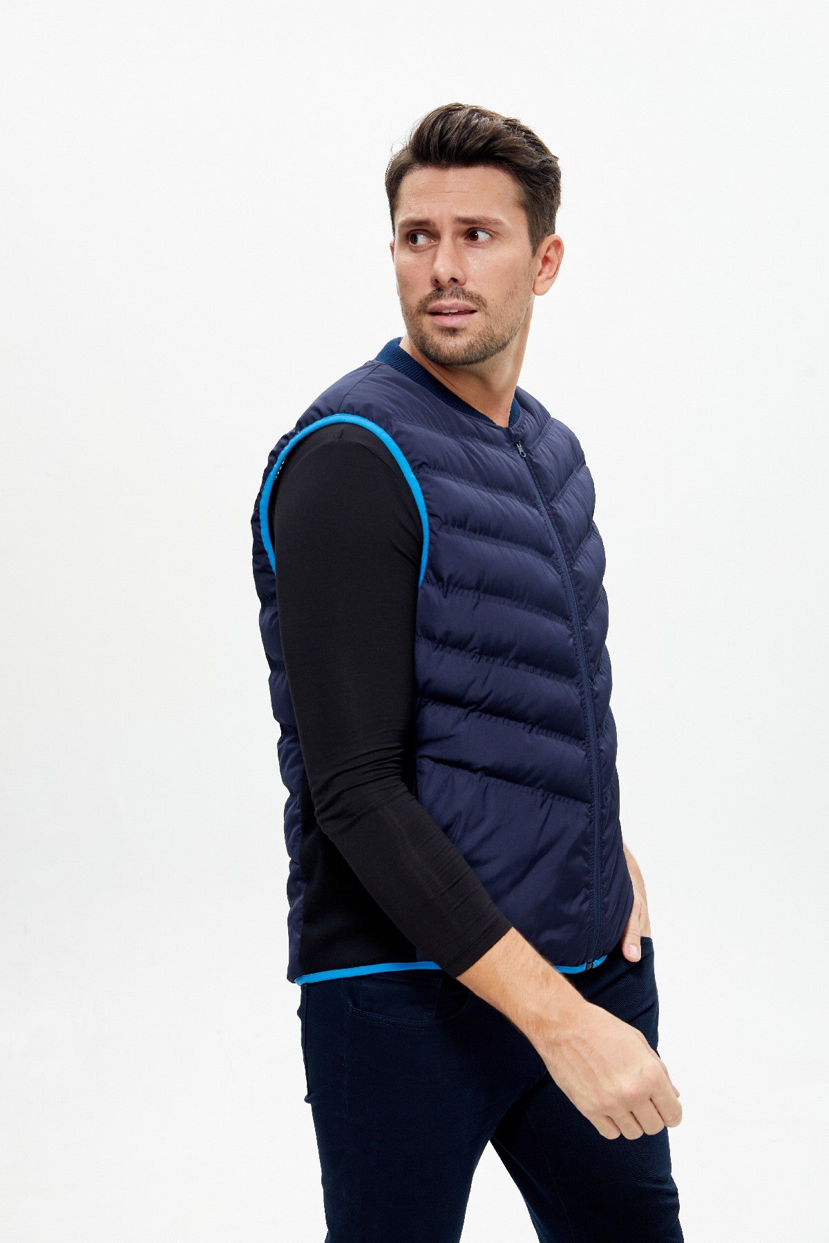 Windproof Design High Quality  Puffer Heated Vest