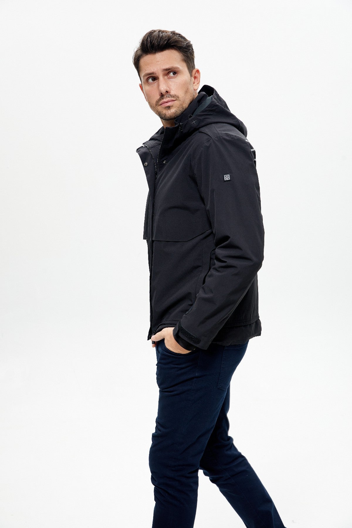 Men's Outdoor Heated Jacket Safety And Removable For Ski