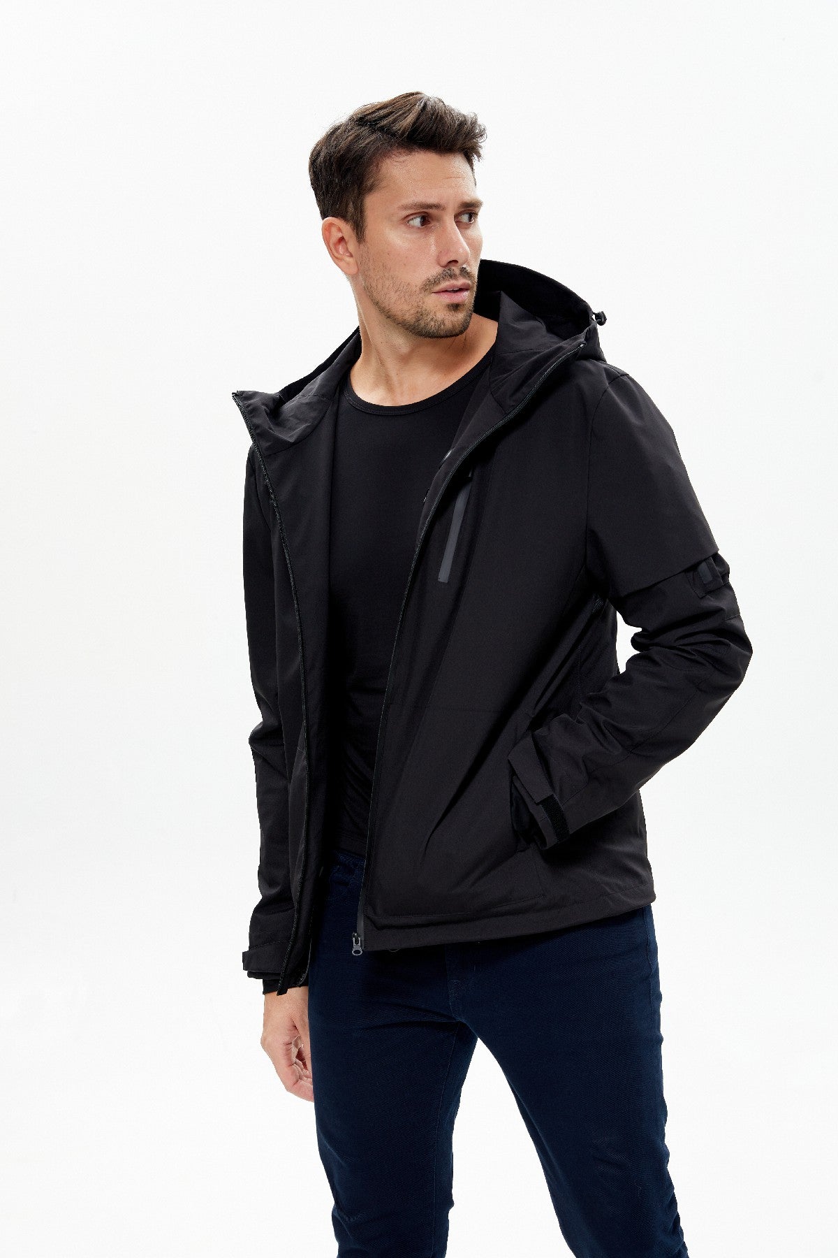 Windproof Waterproof Men's Softshell Heated Jacket for Hiking & Trekking Lightweight & Durable