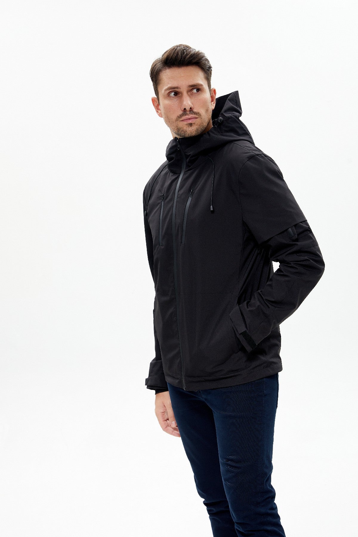 Windproof Waterproof Men's Softshell Heated Jacket for Hiking & Trekking Lightweight & Durable