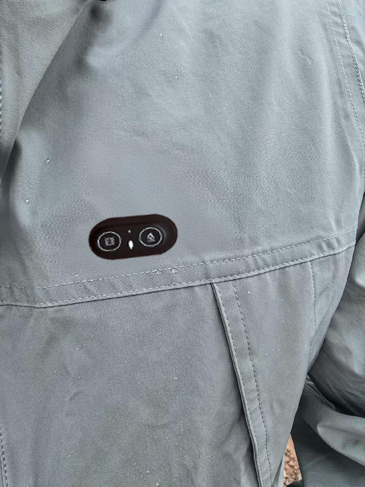 Men's Outdoor Heated Jacket Quick-Dry for Wet Hiking