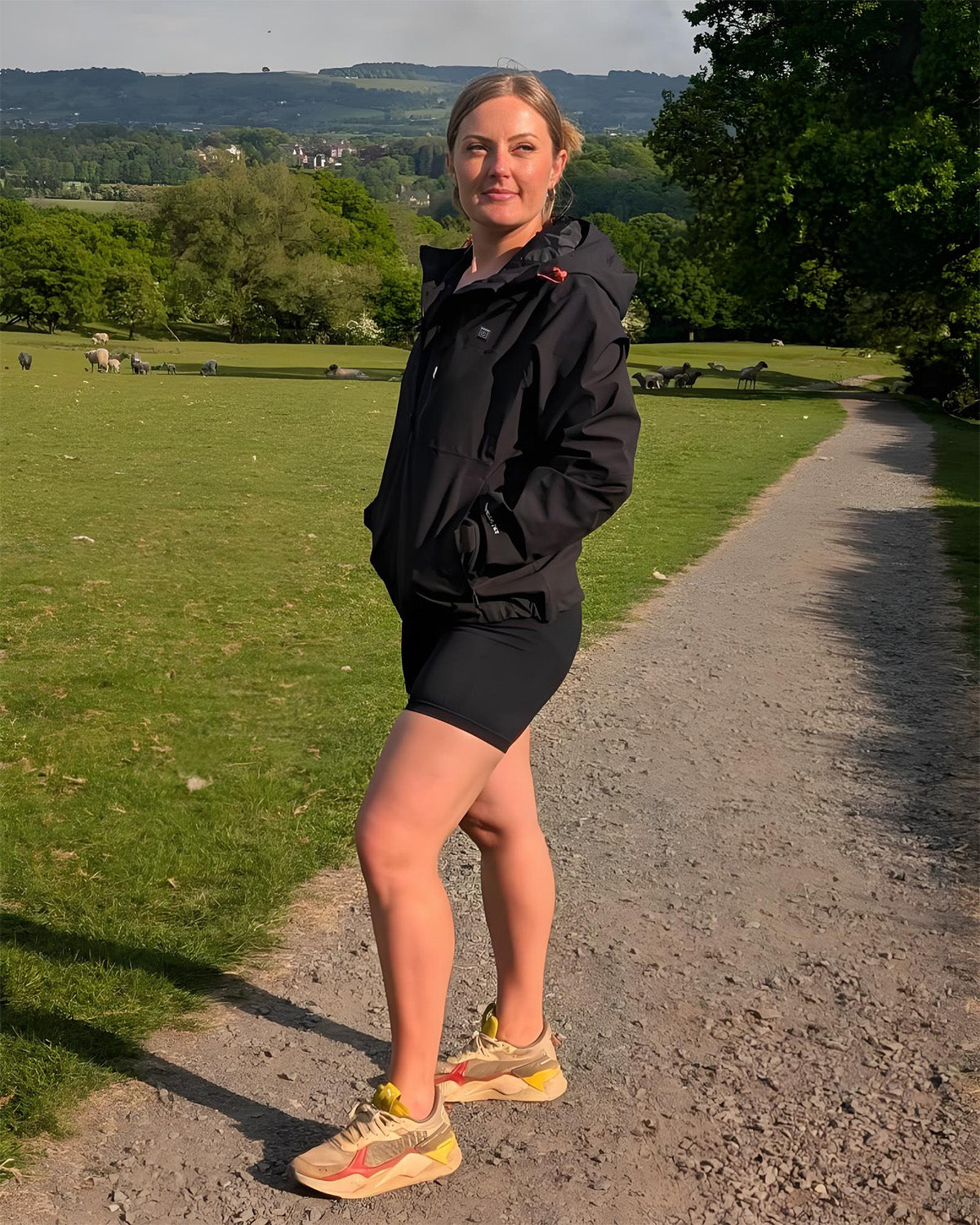 Women's Softshell Heated Jacket Breathable for Sweaty Hiking Workouts