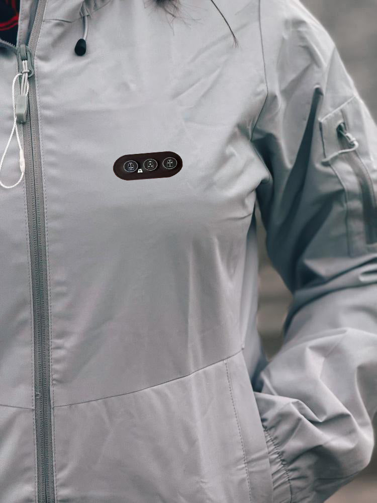 Women's Outdoor Heated Jacket Flexible for Dynamic Hiking