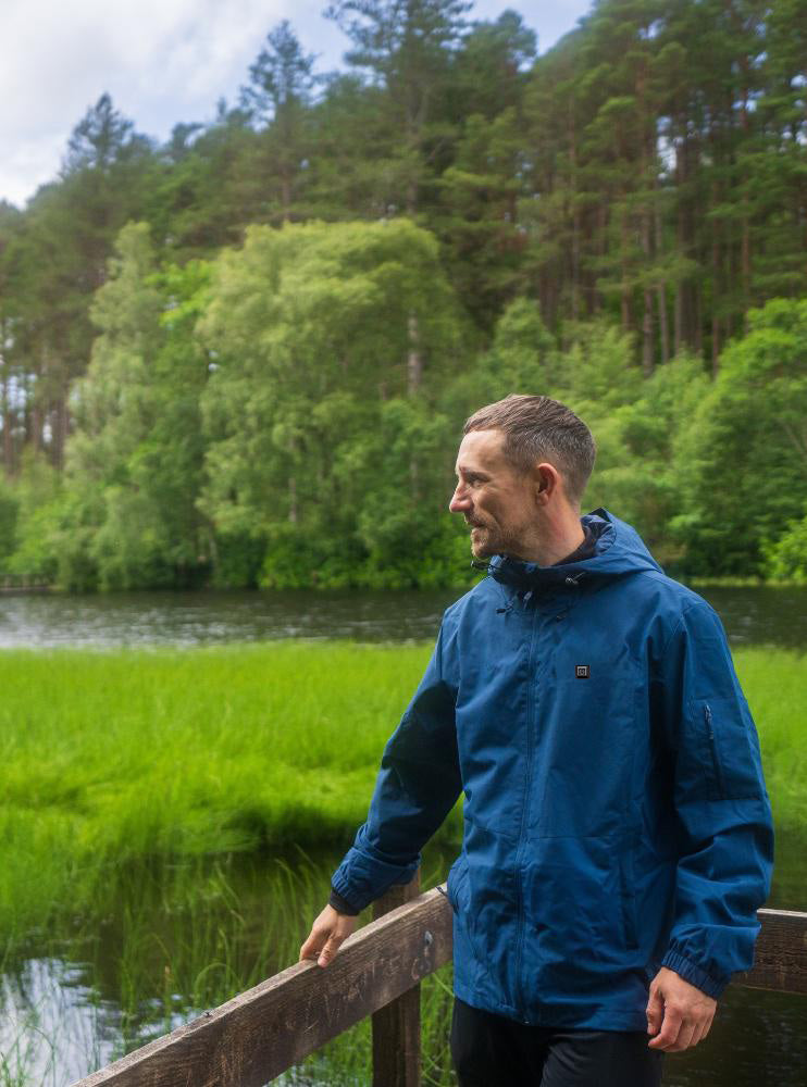 Men's Quick-Heating Sports Heated Jacket - Warms Up Fast for Cold Morning Hiking