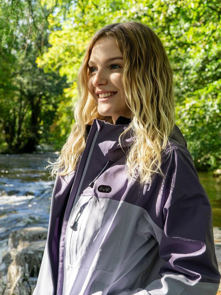 Women's Winter Heated Jacket Long Battery Life for All-Day Skiing