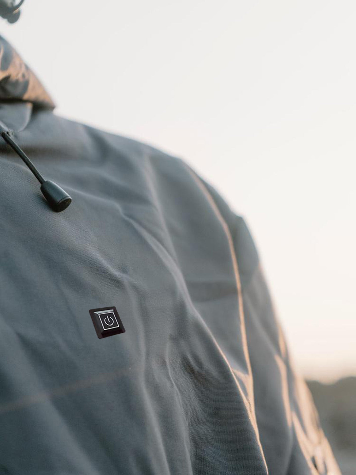 Men's Winter Heated Jacket Anti-Static for Dry Winter Hiking