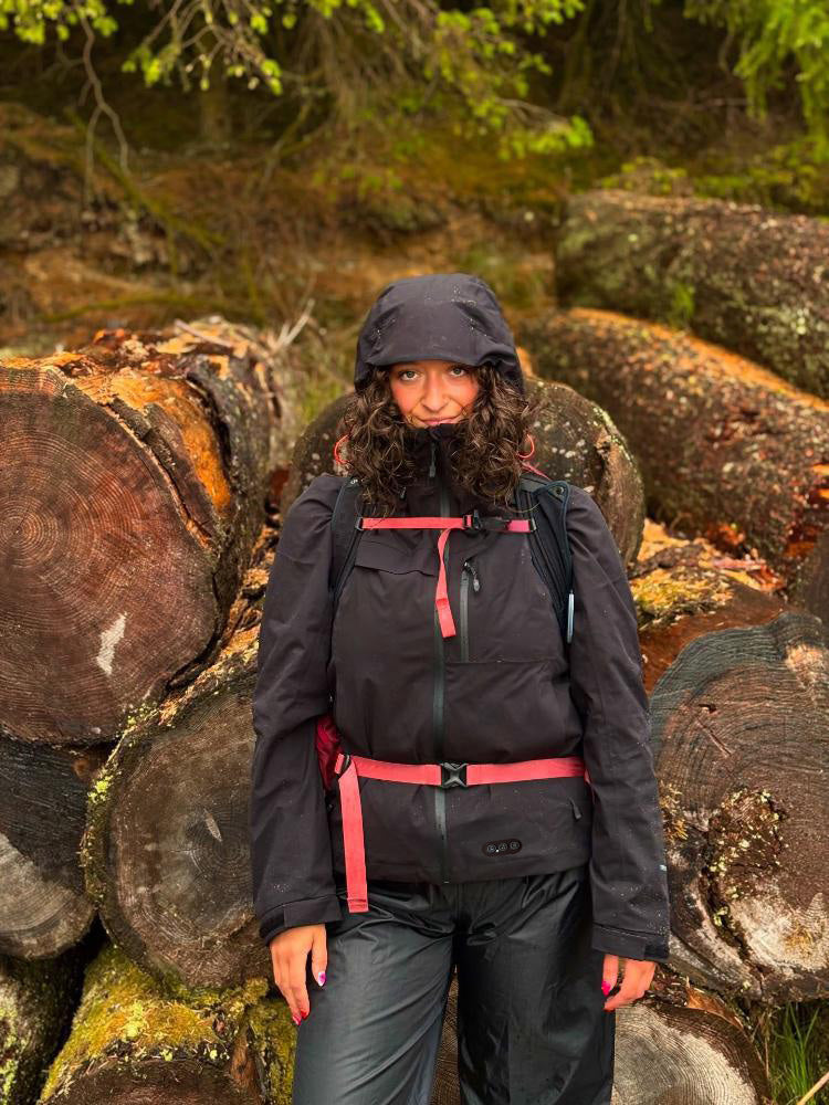 Women's Winter Heated Jacket Sub-Zero Resistance for Snow Hiking