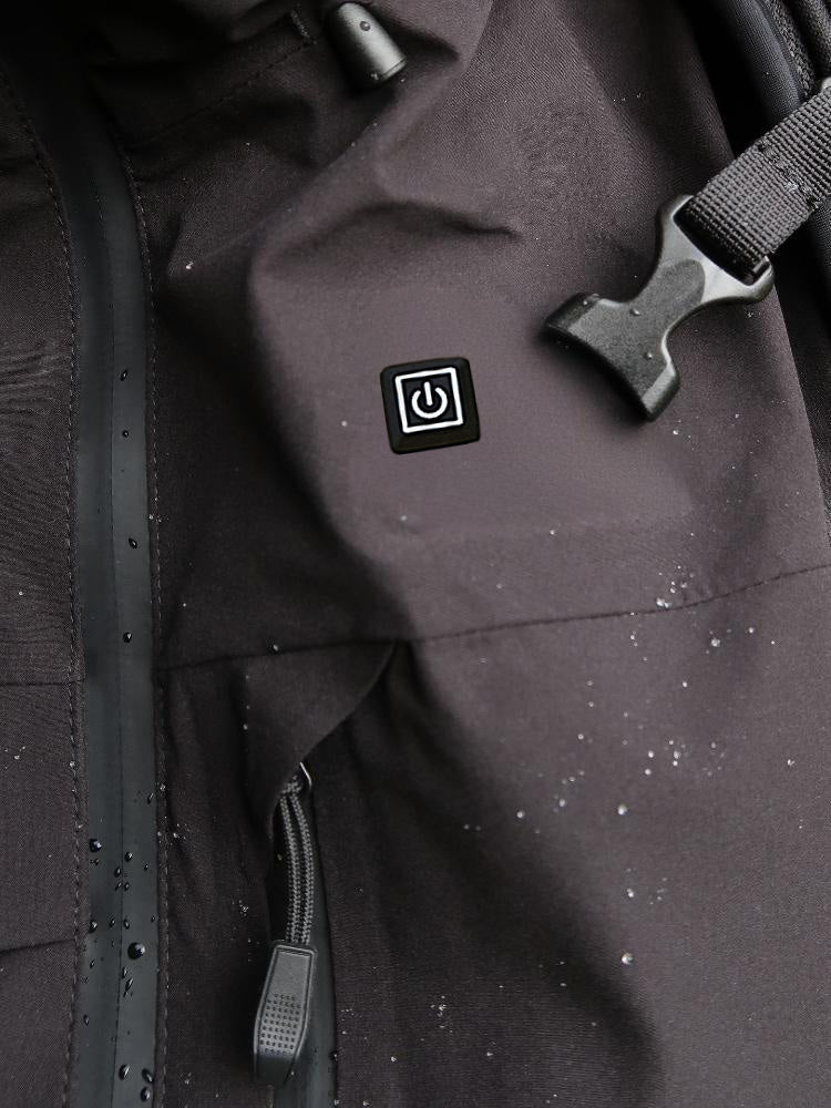 Women's Outdoor Heated Jacket Hidden Pockets for Hiking Phones