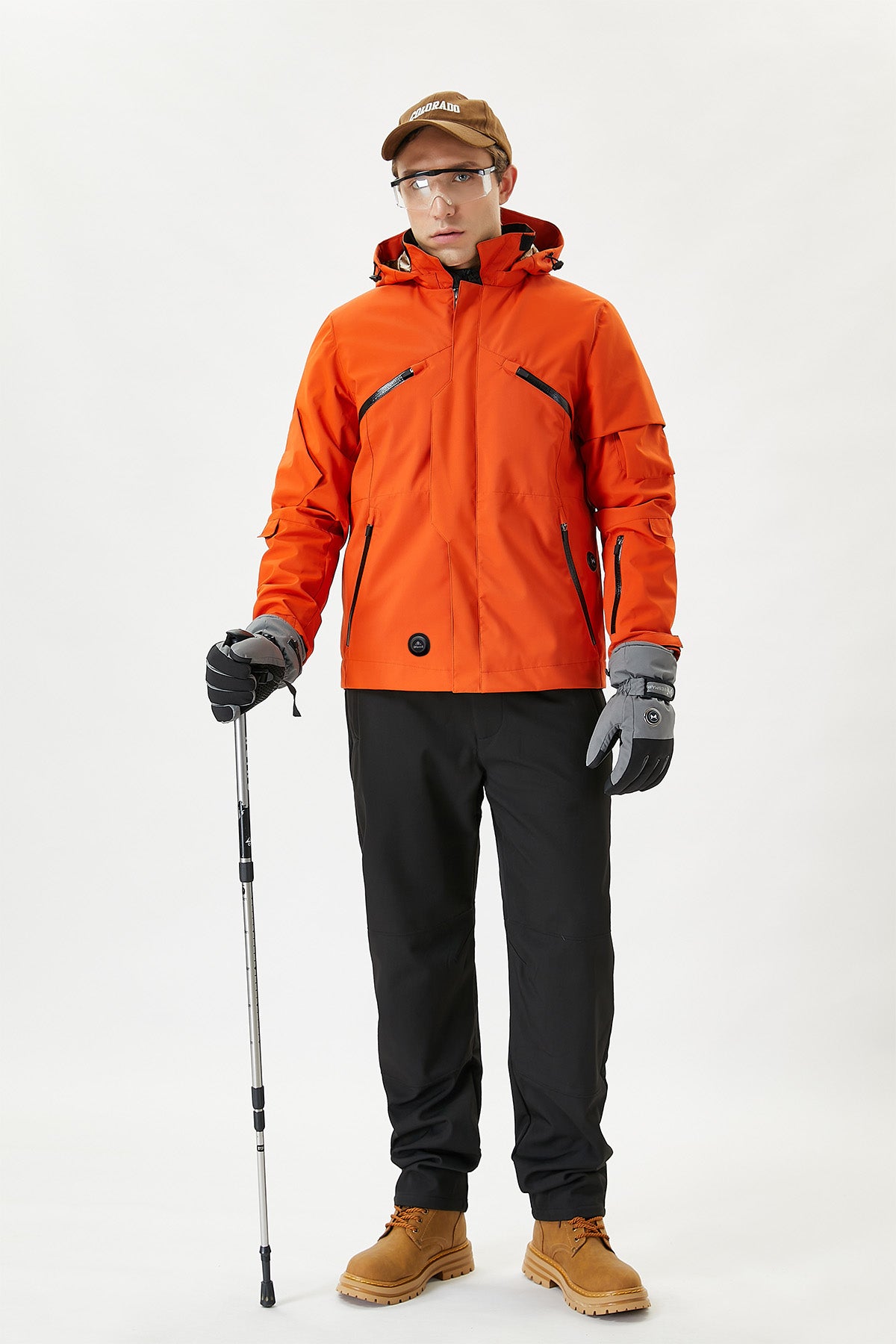 Men's Thicken Electric Work Heated Jacket for Hiking