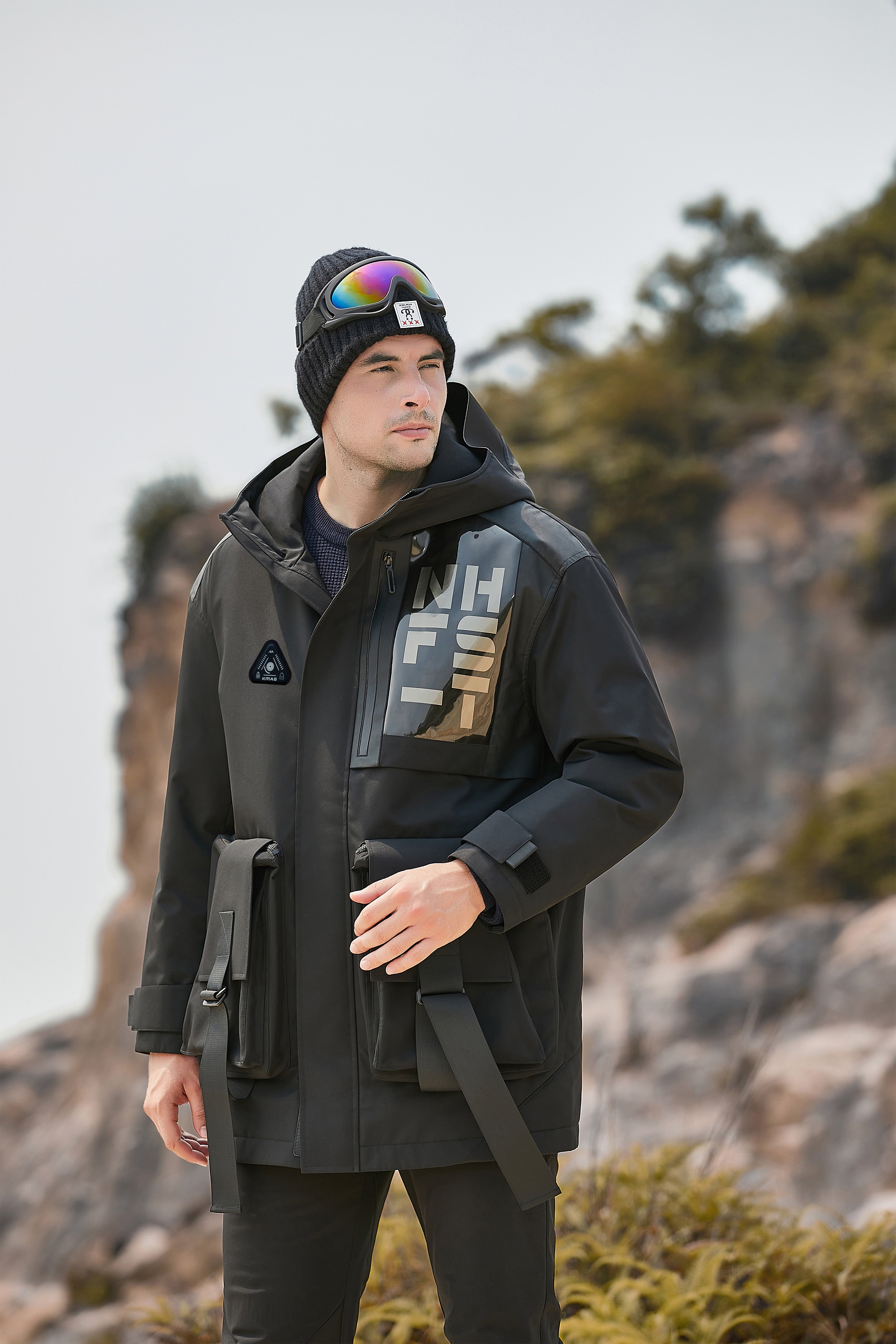 Men's Durable Waterproof Softshell Heated Jacket In Winter Season