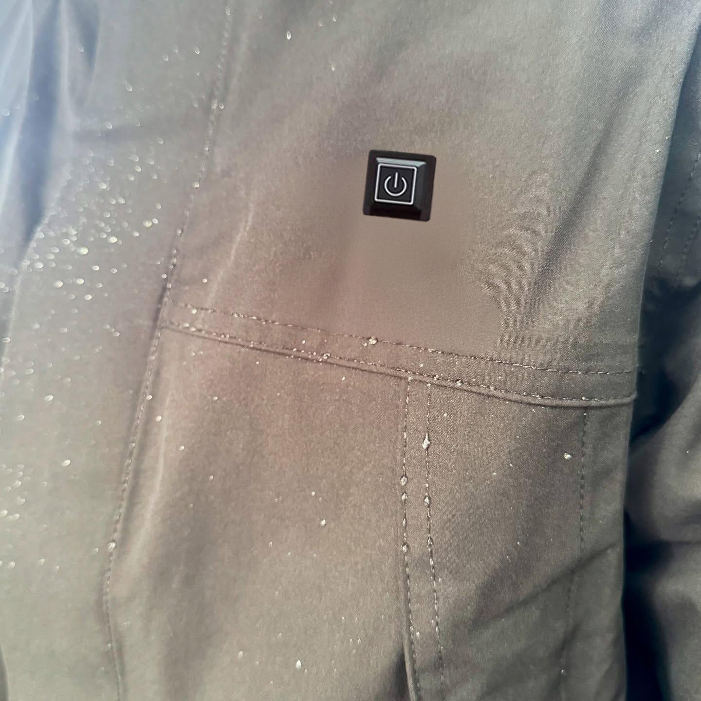 Men's Windbreaker Heated Jacket Cold-Resistant for Winter Hiking