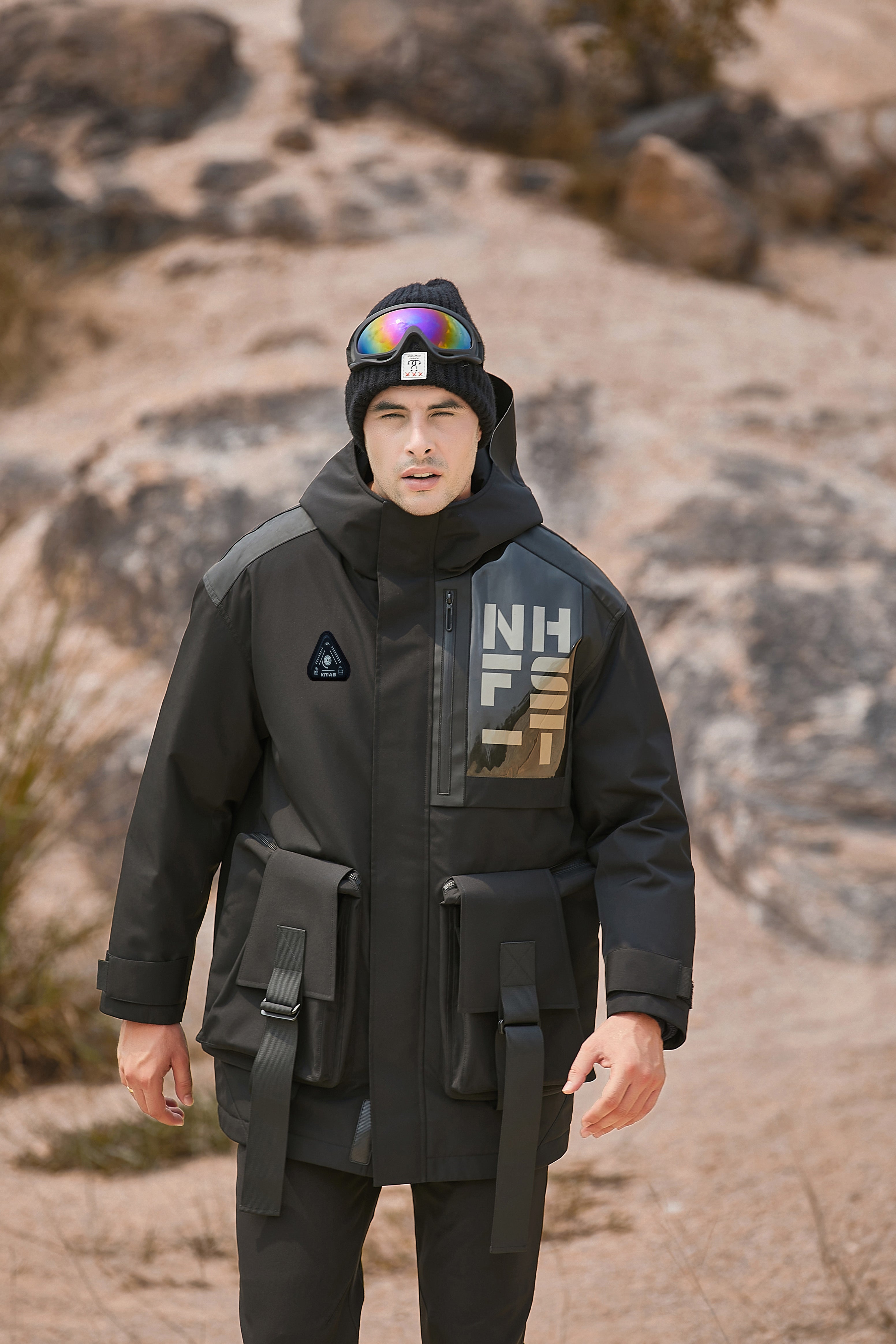 Men's Durable Waterproof Softshell Heated Jacket In Winter Season