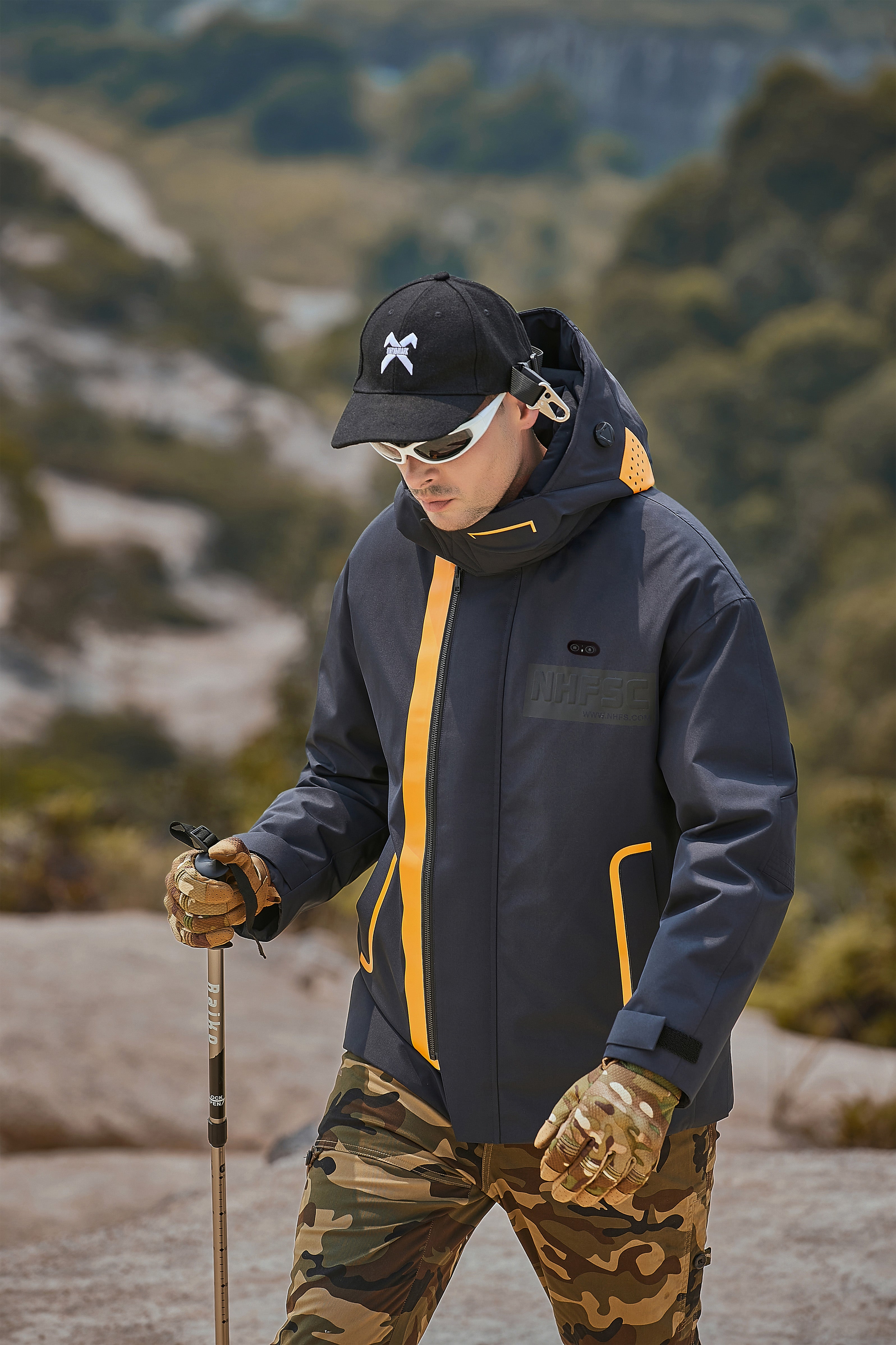 Men's Running High Quality Windproof Softshell Heated Jacket