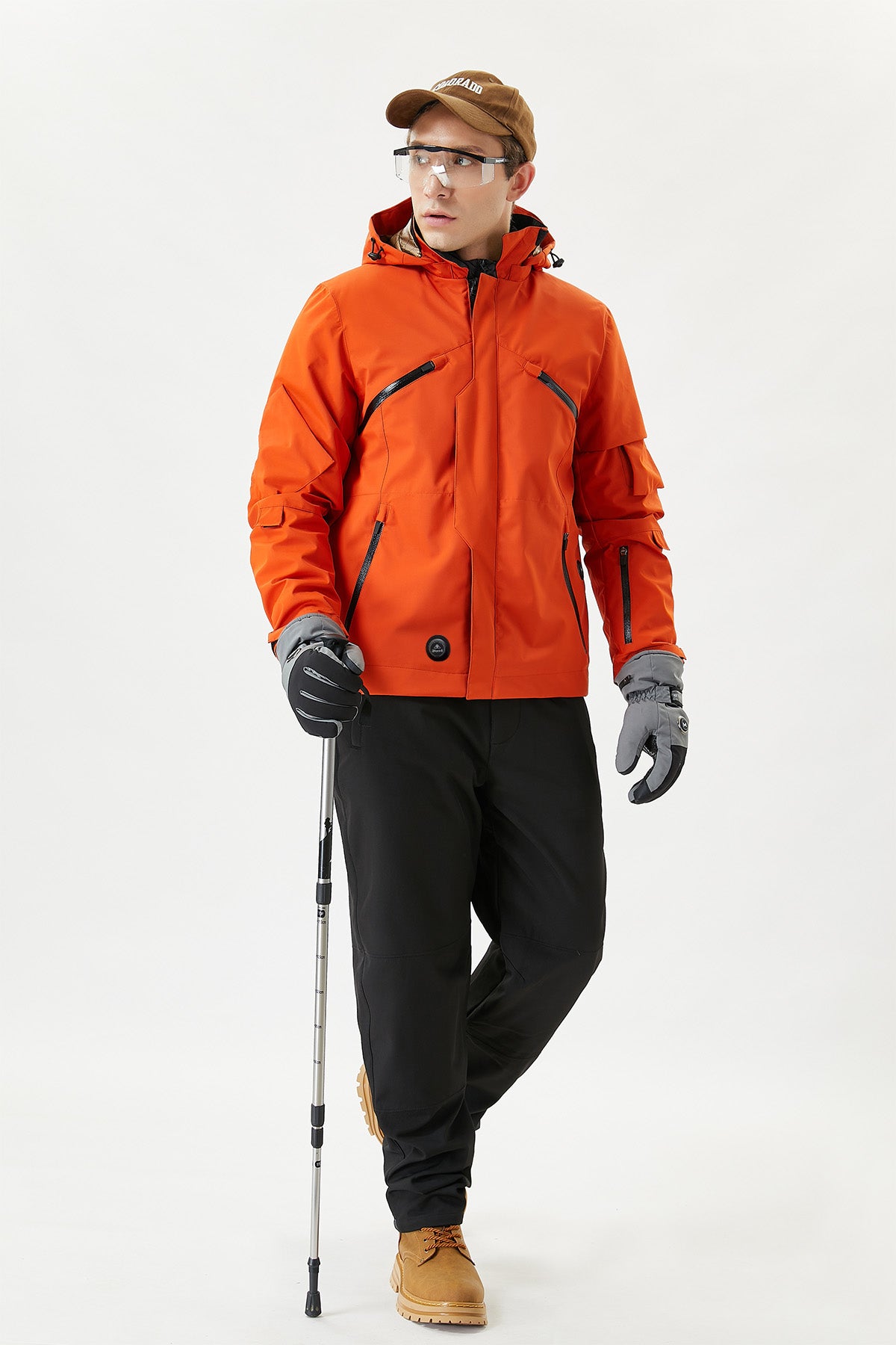 Men's Thicken Electric Work Heated Jacket for Hiking