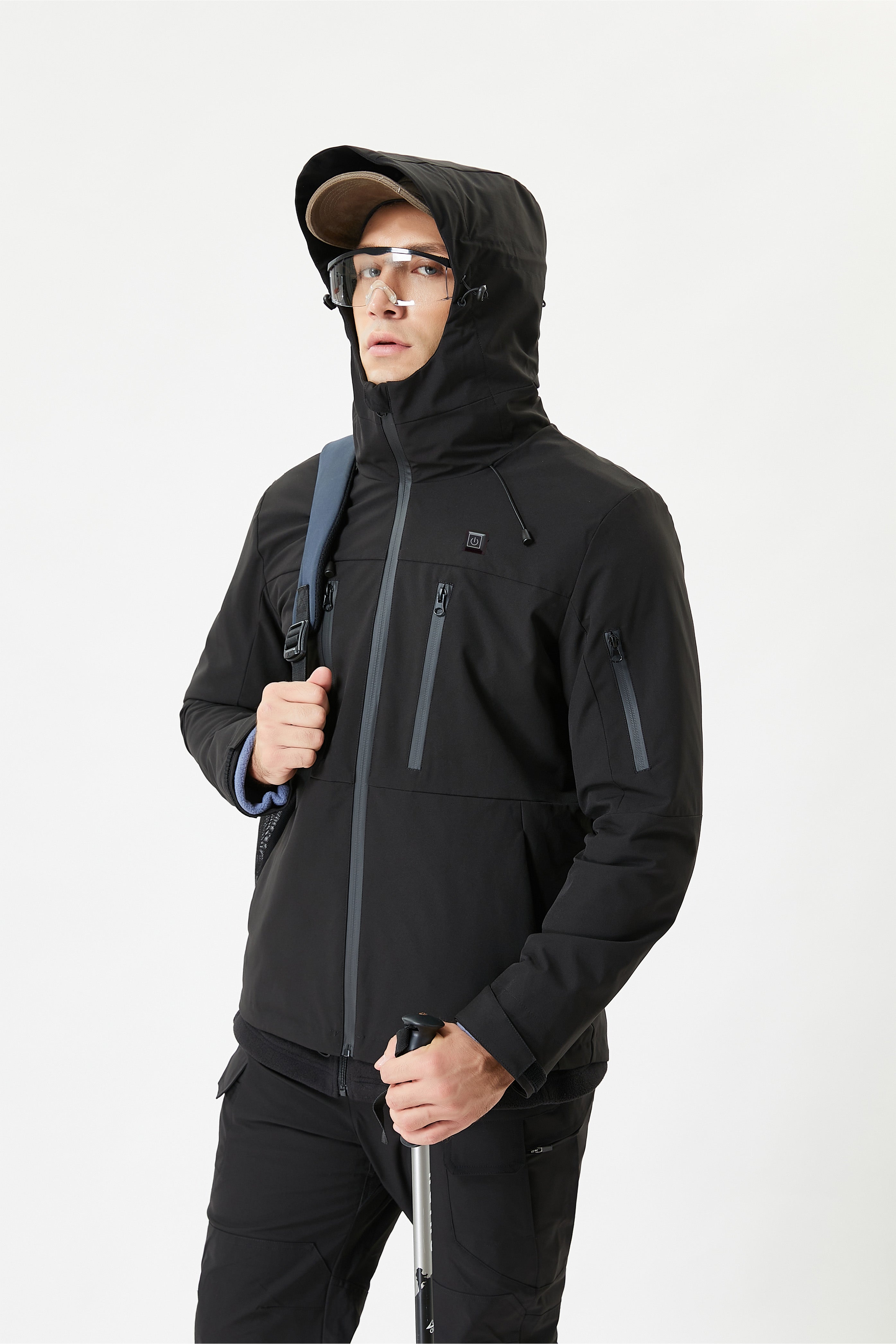 Men's High Quality Windproof Outdoor Heated Jacket In Camping Season