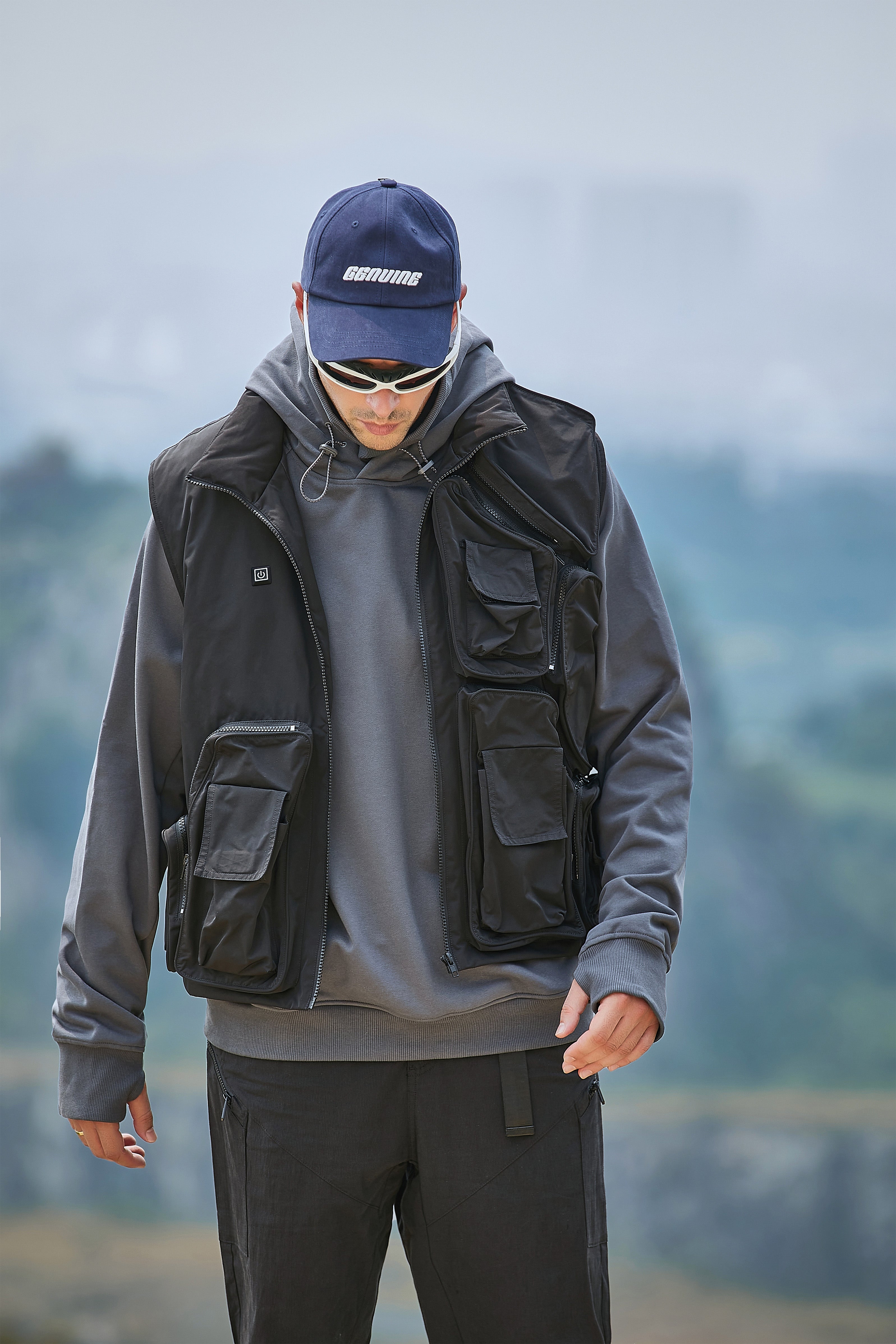 Work Heated Vest For Walking With High Quality Windproof Design