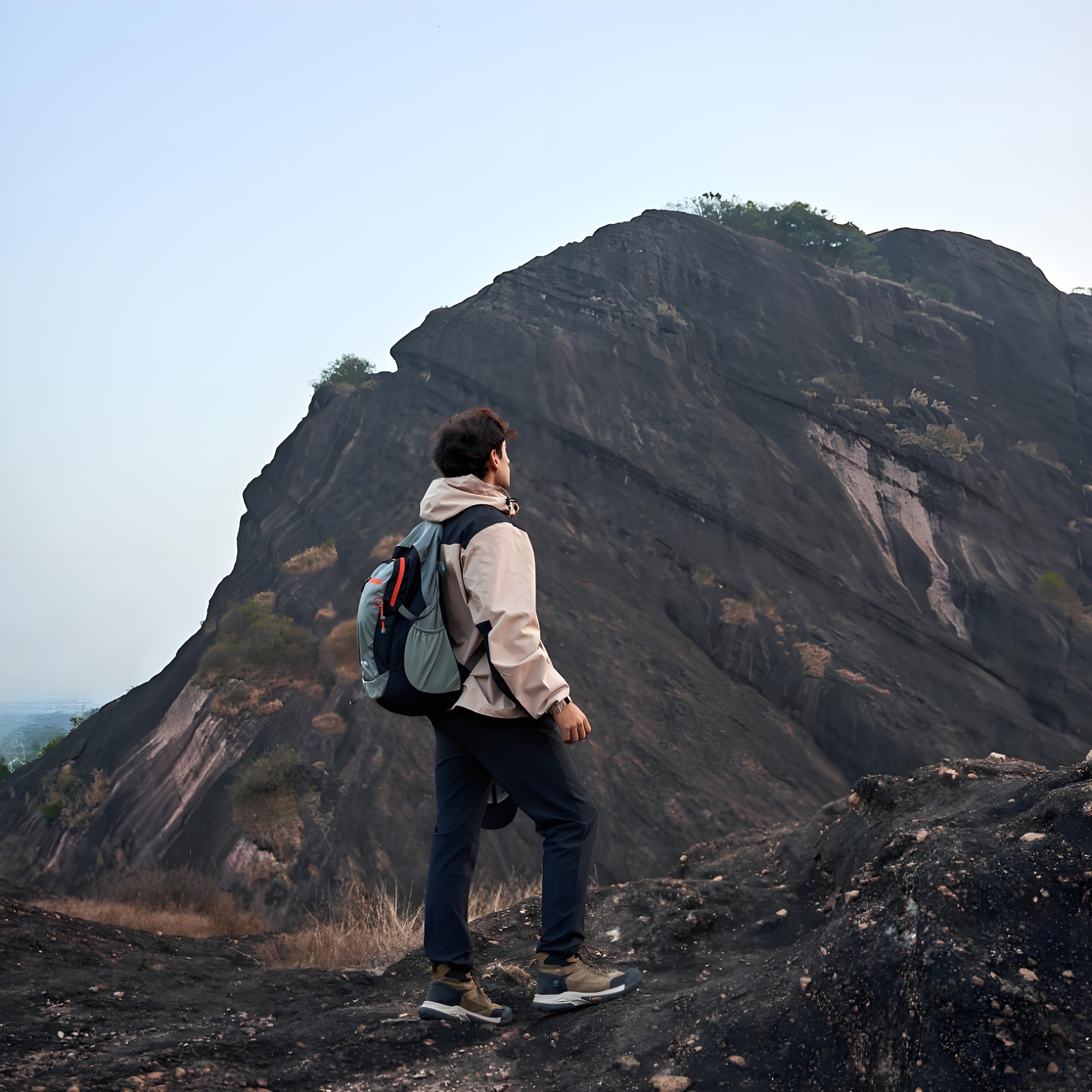 Men's Windbreaker Heated Jacket Lightweight for Fast Hiking