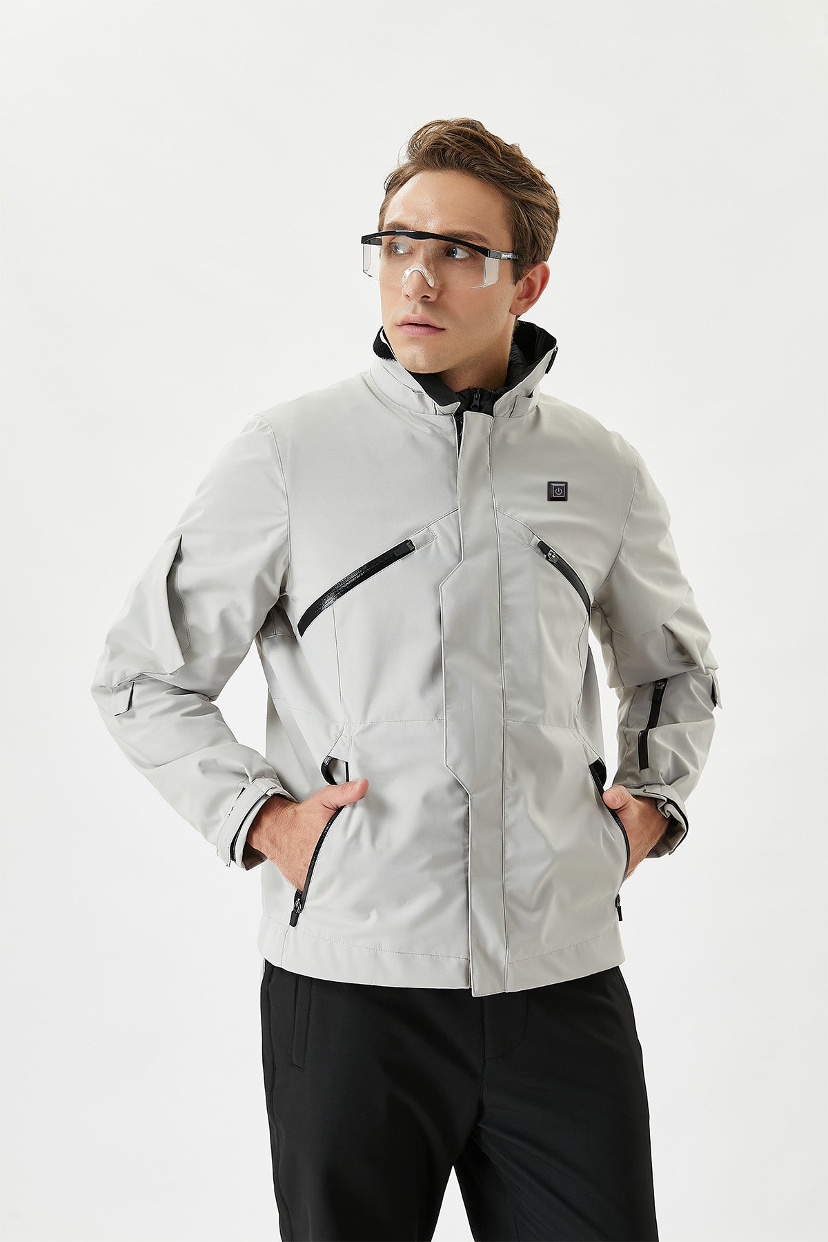 Men's Hunting Heated Jacket For Climbing With Thick Temperature Regulation Design