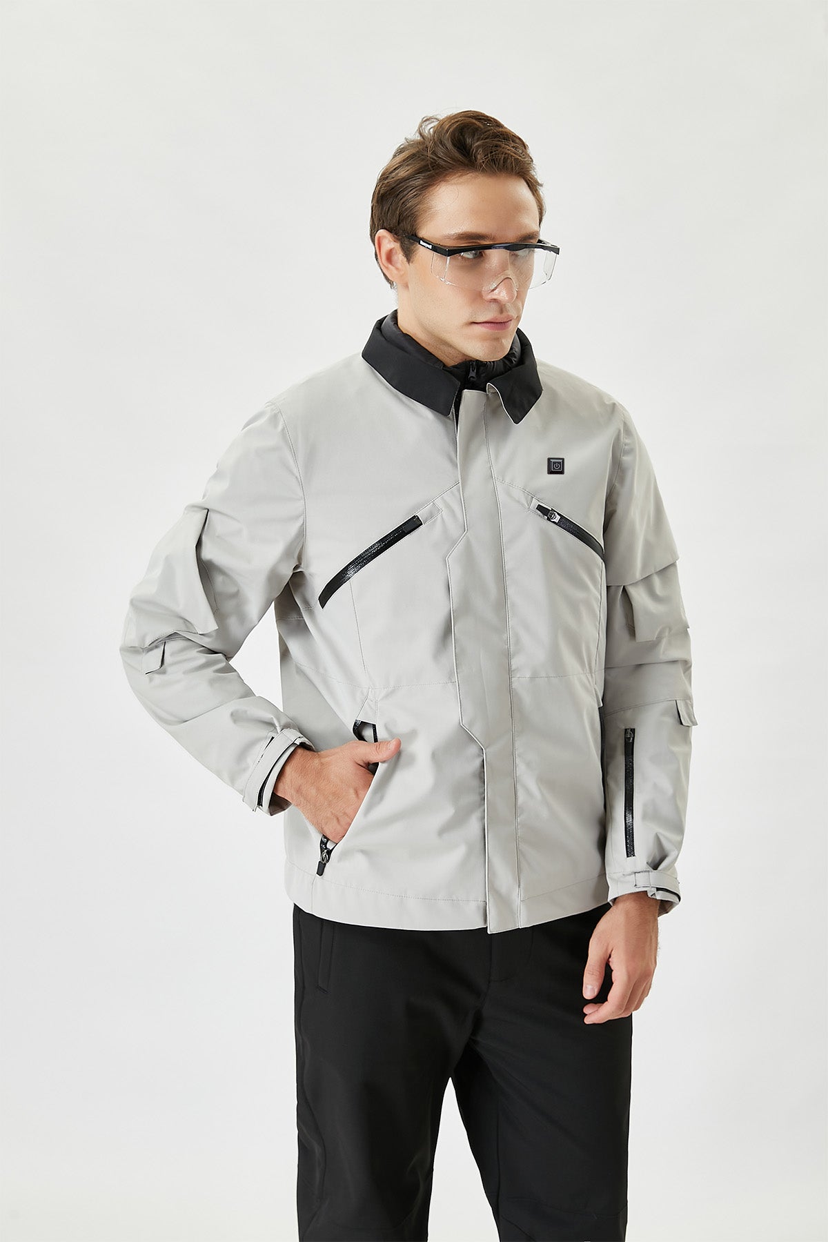 Men's Hunting Heated Jacket For Climbing With Thick Temperature Regulation Design