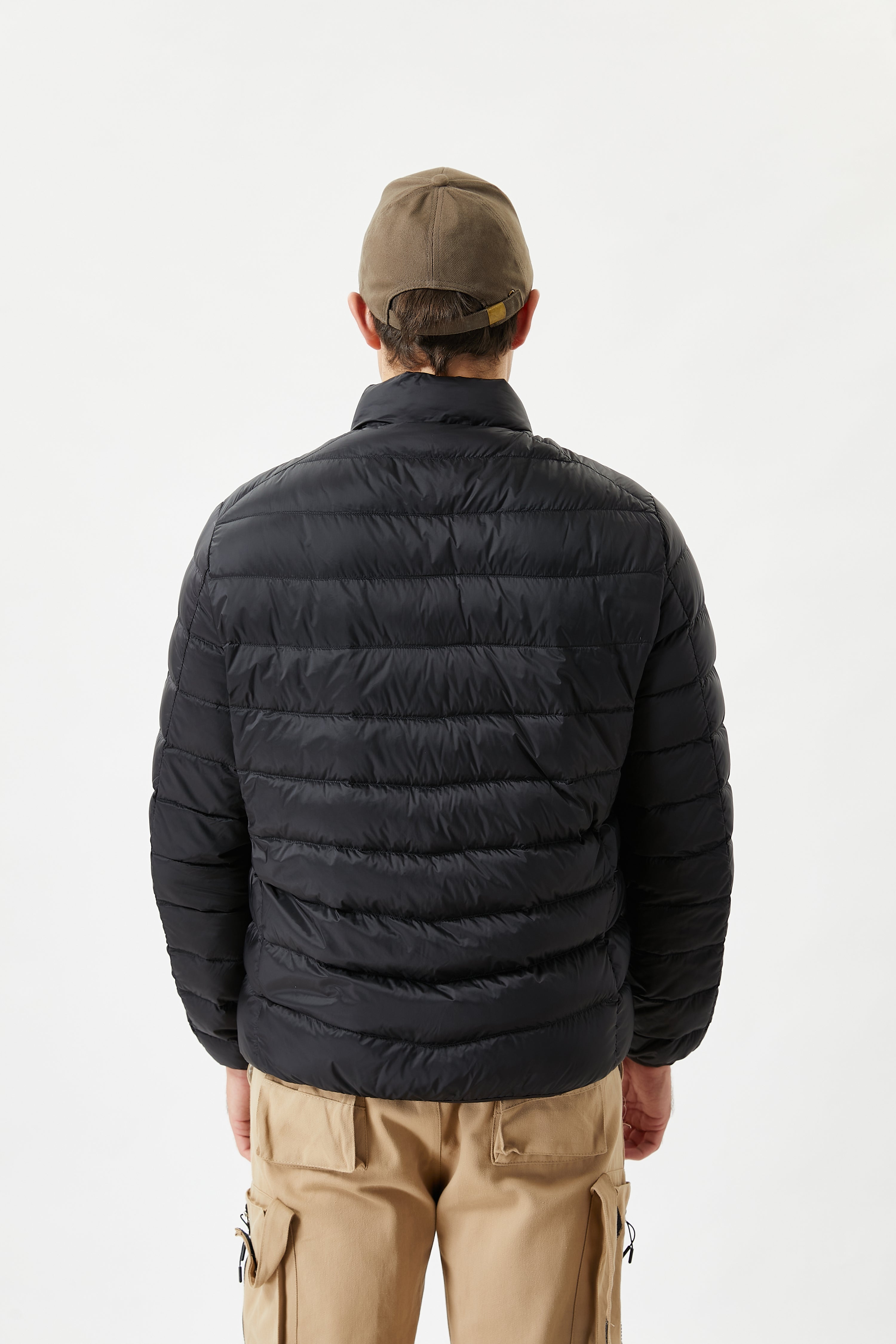 Men's Windproof Puffer Heated Jacket For Riding With Breathable Features