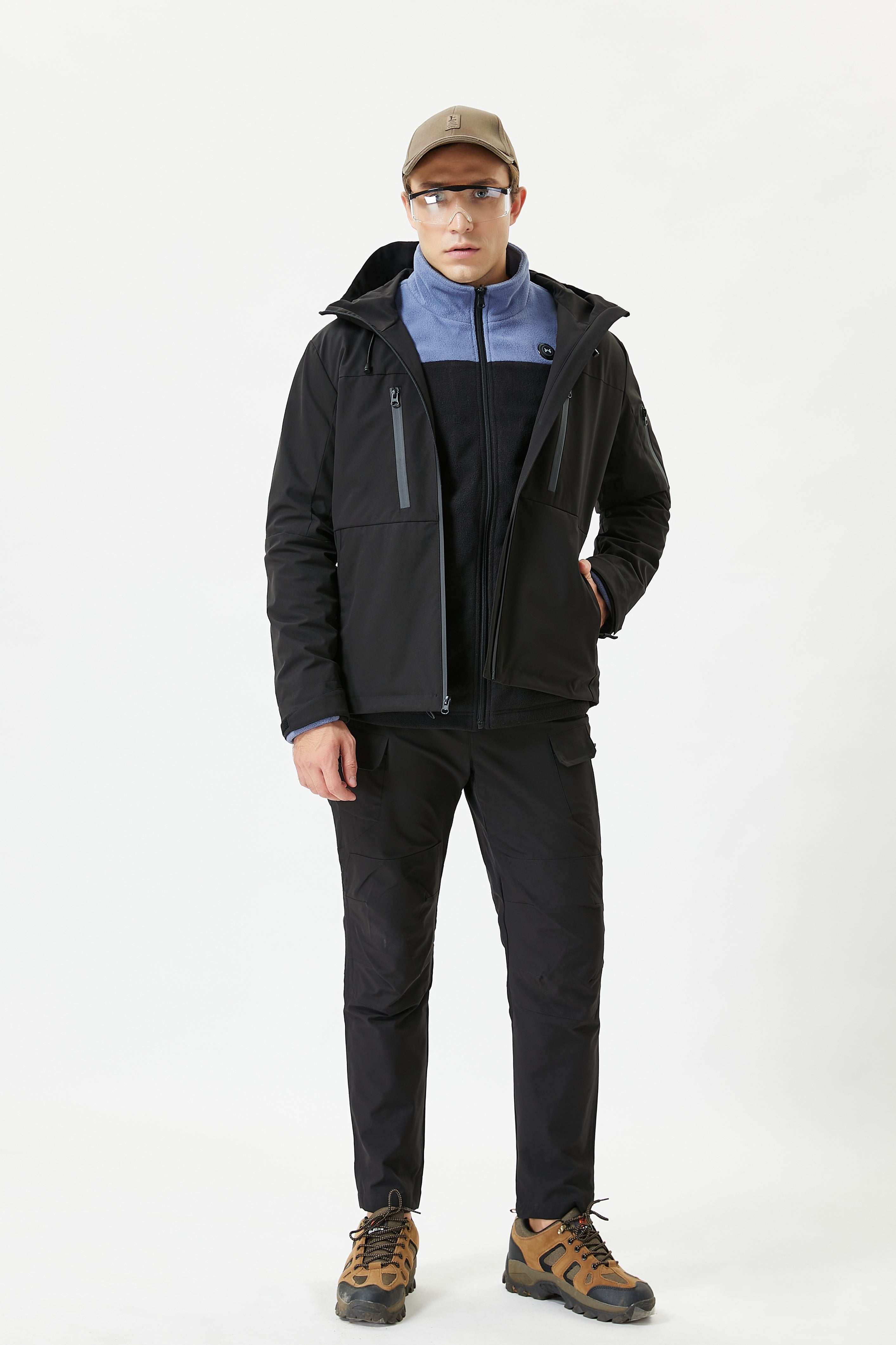 Men's High Quality Windproof Outdoor Heated Jacket In Camping Season