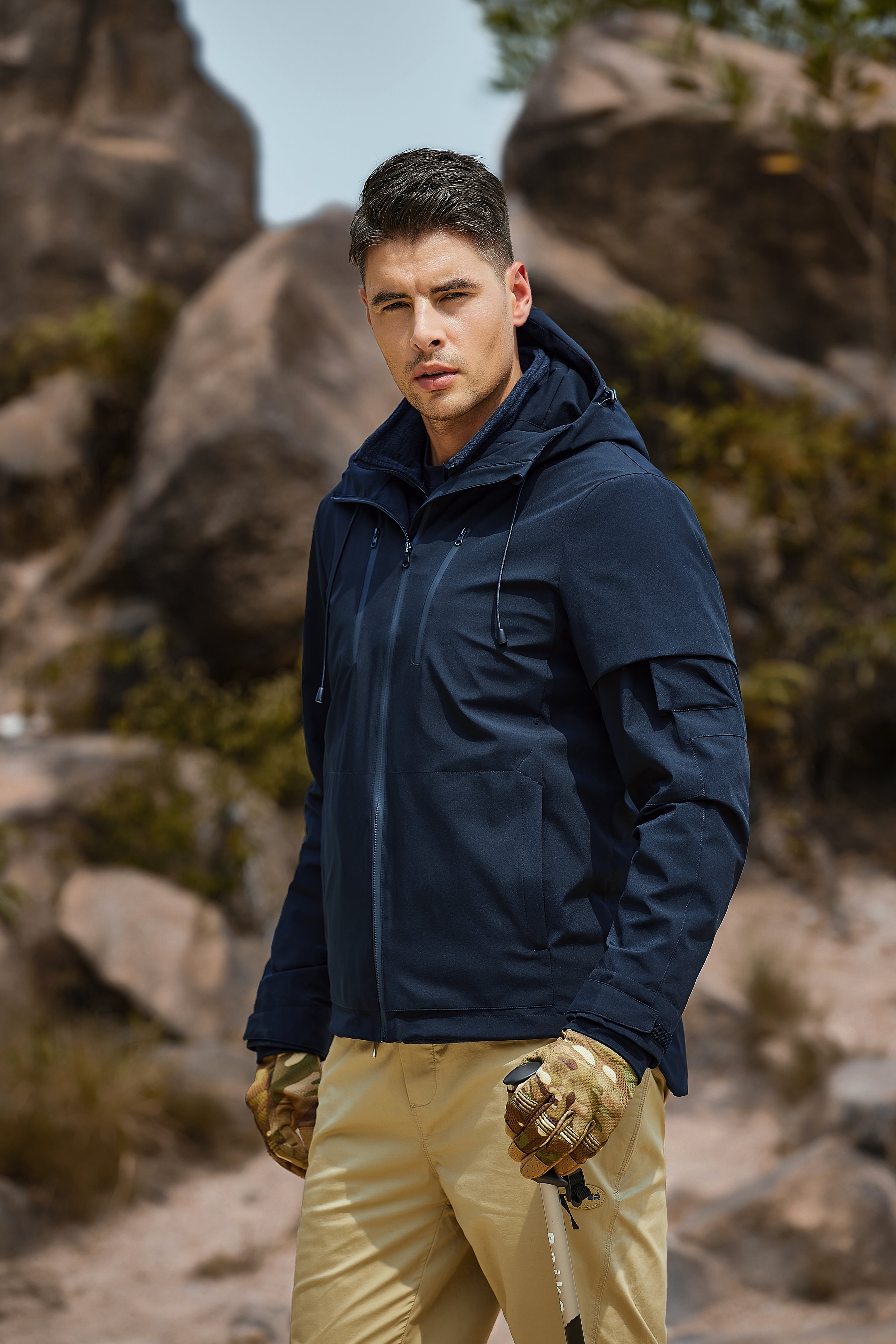 Men's travel Fashionable windproof Outdoor Heated Jacket