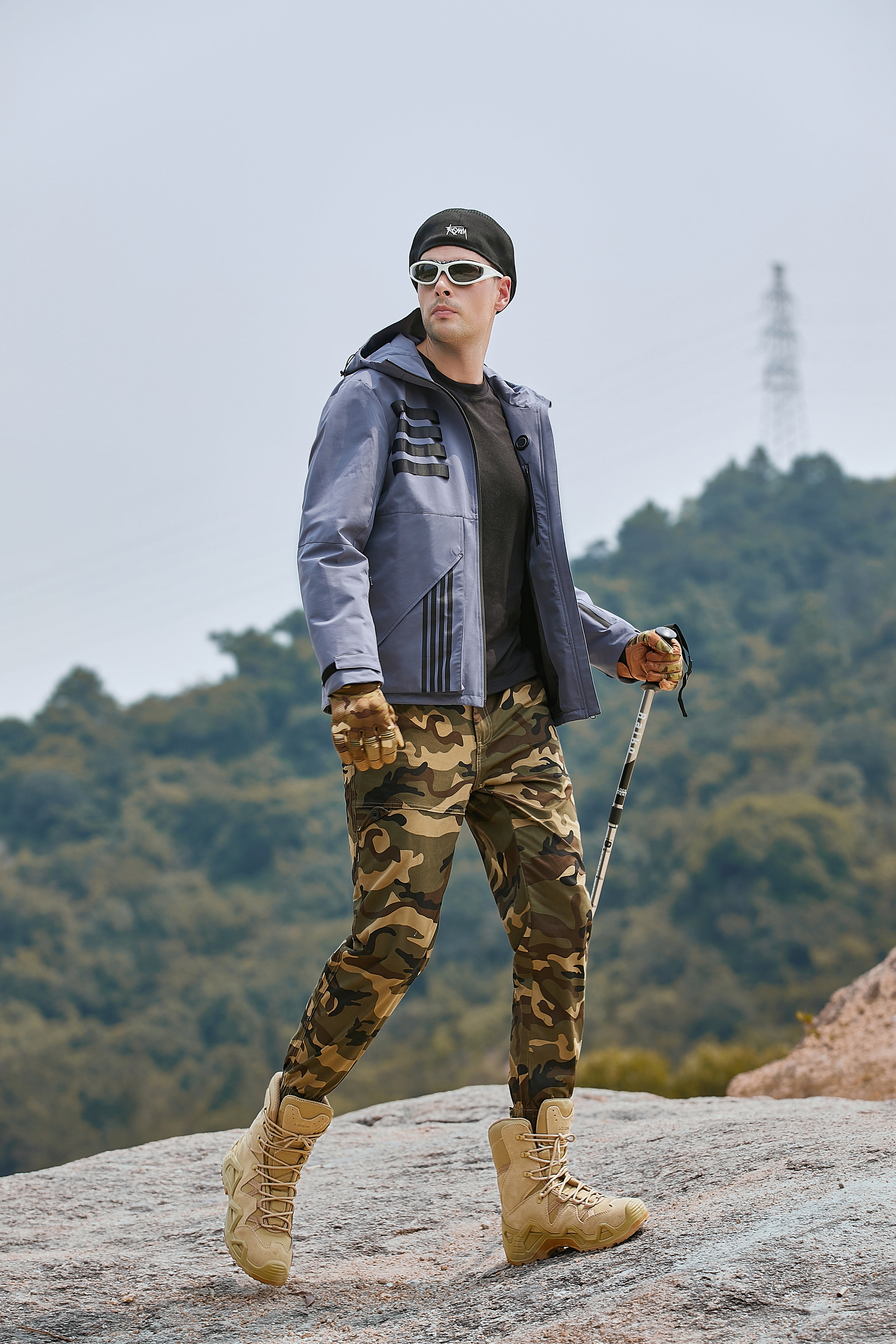 Men's Outdoor Heated Jacket Intelligent And Windproof For Rock Climbing