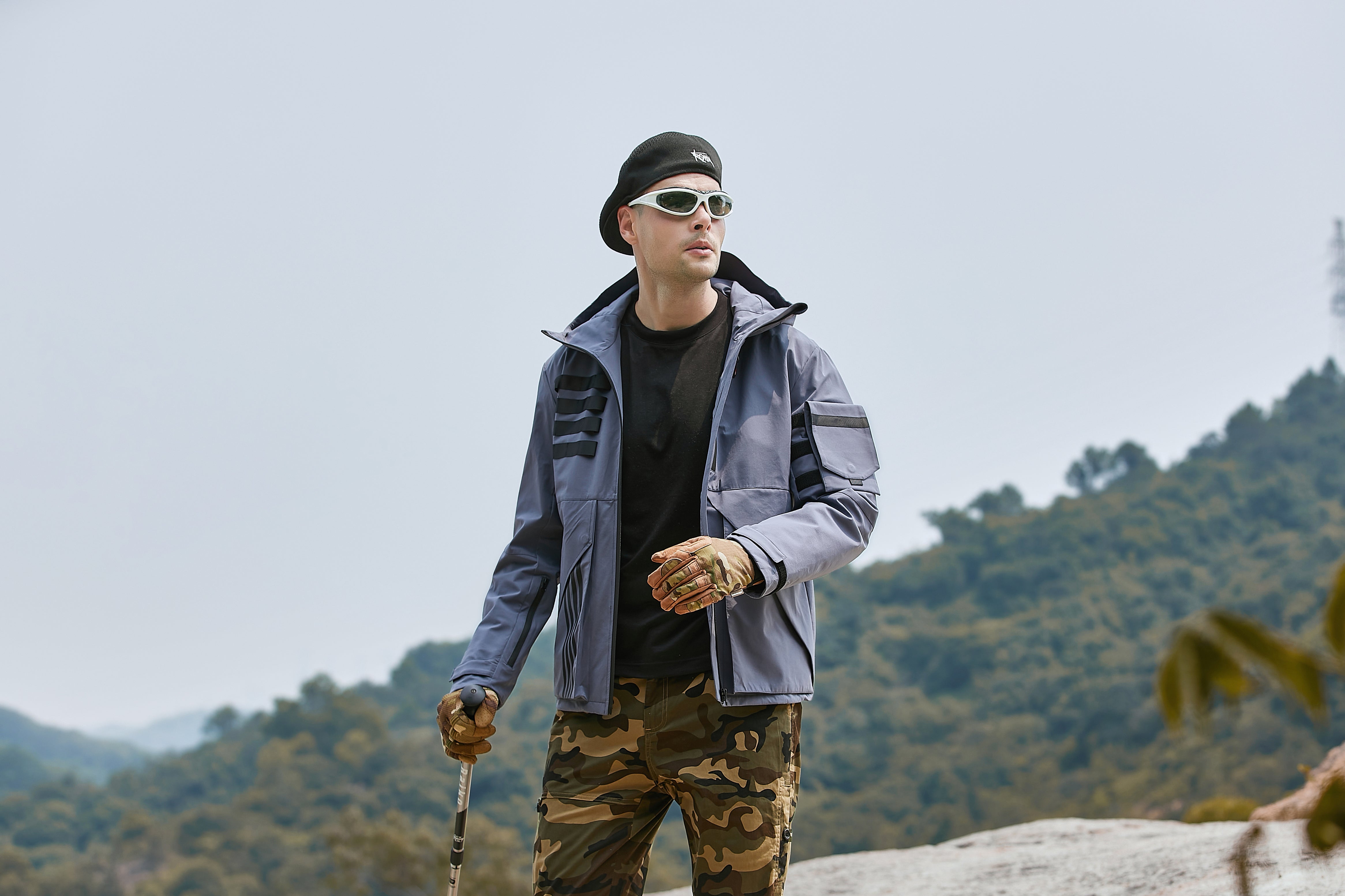 Men's Outdoor Heated Jacket Intelligent And Windproof For Rock Climbing