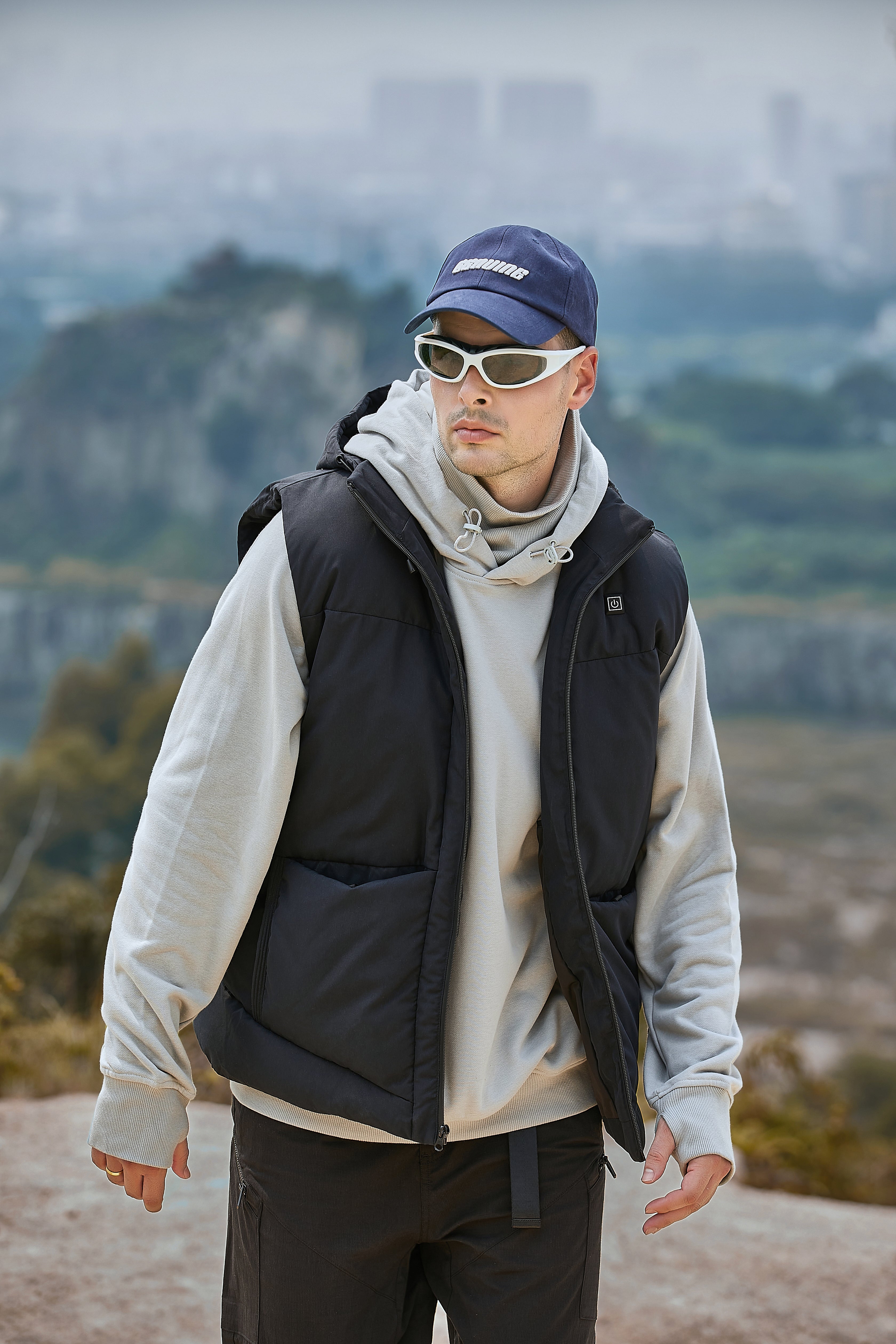 Windproof High Quality Puffer Heated Vest Perfect For Outdoor Work